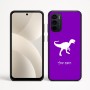 כיסוי בעיצוב אישי עם השם שלך לדגם - Motorola Moto G35 5G בעיצוב דינוזאור
