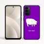 כיסוי בעיצוב אישי עם השם שלך לדגם - Motorola Moto G35 5G בעיצוב חזיר