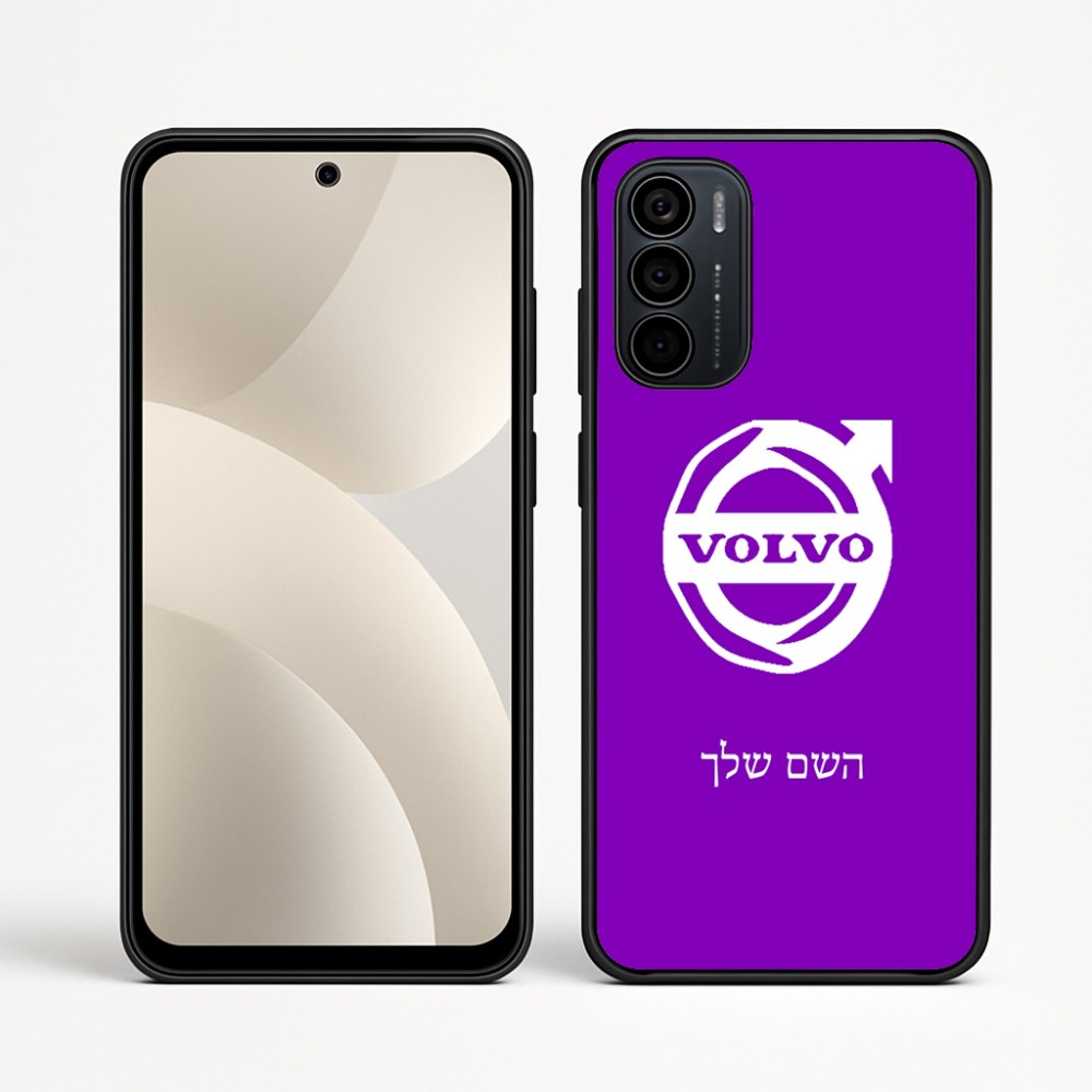 כיסוי בעיצוב אישי עם השם שלך לדגם - Motorola Moto G35 5G בעיצוב וולוו