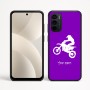 כיסוי בעיצוב אישי עם השם שלך לדגם - Motorola Moto G35 5G בעיצוב מוטוקרוס