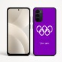 כיסוי בעיצוב אישי עם השם שלך לדגם - Motorola Moto G35 5G בעיצוב אולימפי