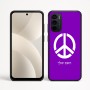 כיסוי בעיצוב אישי עם השם שלך לדגם - Motorola Moto G35 5G בעיצוב סמל השלום