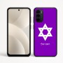 כיסוי בעיצוב אישי עם השם שלך לדגם - Motorola Moto G35 5G בעיצוב מגן דוד - מגן דוד - ישראל