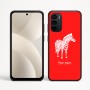 כיסוי בעיצוב אישי עם השם שלך לדגם - Motorola Moto G35 5G בעיצוב זברה