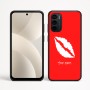 כיסוי בעיצוב אישי עם השם שלך לדגם - Motorola Moto G35 5G בעיצוב שפתיים - נשיקה