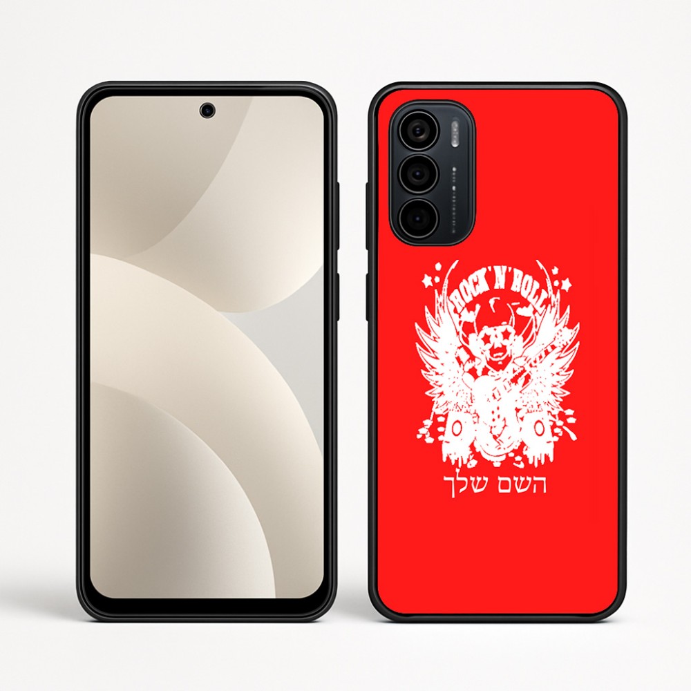 כיסוי בעיצוב אישי עם השם שלך לדגם - Motorola Moto G35 5G בעיצוב רוקנרול