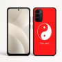 כיסוי בעיצוב אישי עם השם שלך לדגם - Motorola Moto G35 5G בעיצוב סמל יינג יאנג