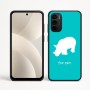 כיסוי בעיצוב אישי עם השם שלך לדגם - Motorola Moto G35 5G בעיצוב קרנף
