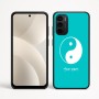 כיסוי בעיצוב אישי עם השם שלך לדגם - Motorola Moto G35 5G בעיצוב סמל יינג יאנג