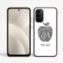 כיסוי בעיצוב אישי עם השם שלך לדגם - Motorola Moto G35 5G בעיצוב הדפס תפוח