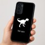 כיסוי בעיצוב אישי עם השם שלך לדגם - Motorola Moto G35 5G בעיצוב דינוזאור