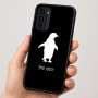 כיסוי בעיצוב אישי עם השם שלך לדגם - Motorola Moto G35 5G בעיצוב פינגווין