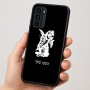 כיסוי בעיצוב אישי עם השם שלך לדגם - Motorola Moto G35 5G בעיצוב ארנב מחזיק גזר