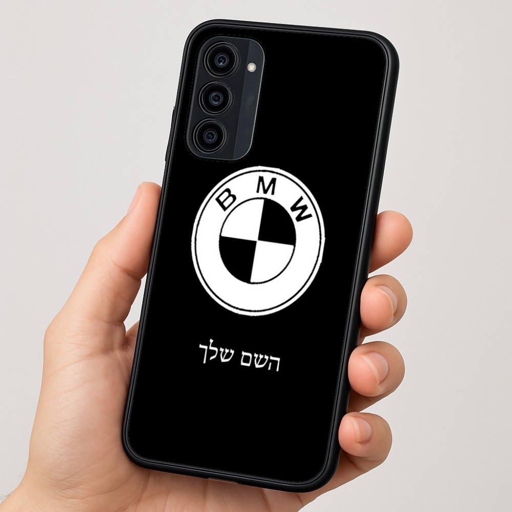 כיסוי בעיצוב אישי עם השם שלך לדגם - Motorola Moto G35 5G בעיצוב ב.מ.וו
