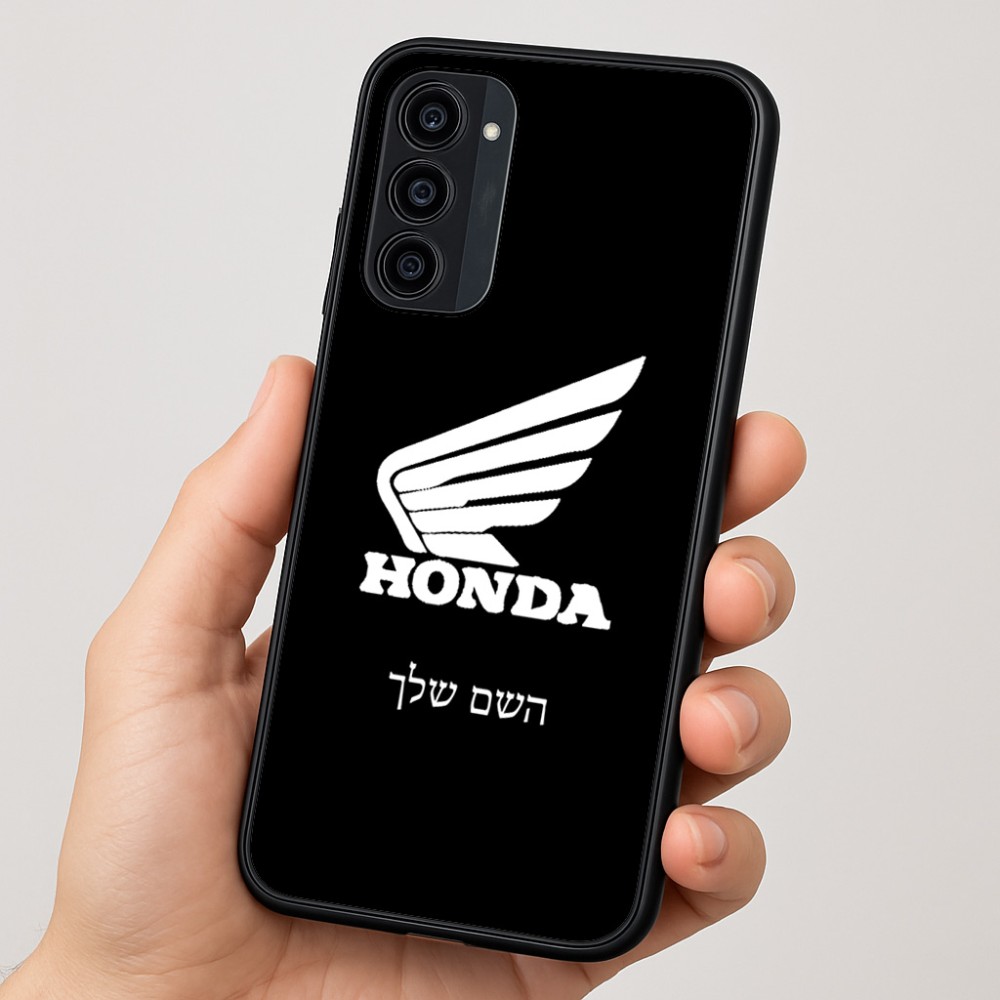 כיסוי בעיצוב אישי עם השם שלך לדגם - Motorola Moto G35 5G בעיצוב הונדה