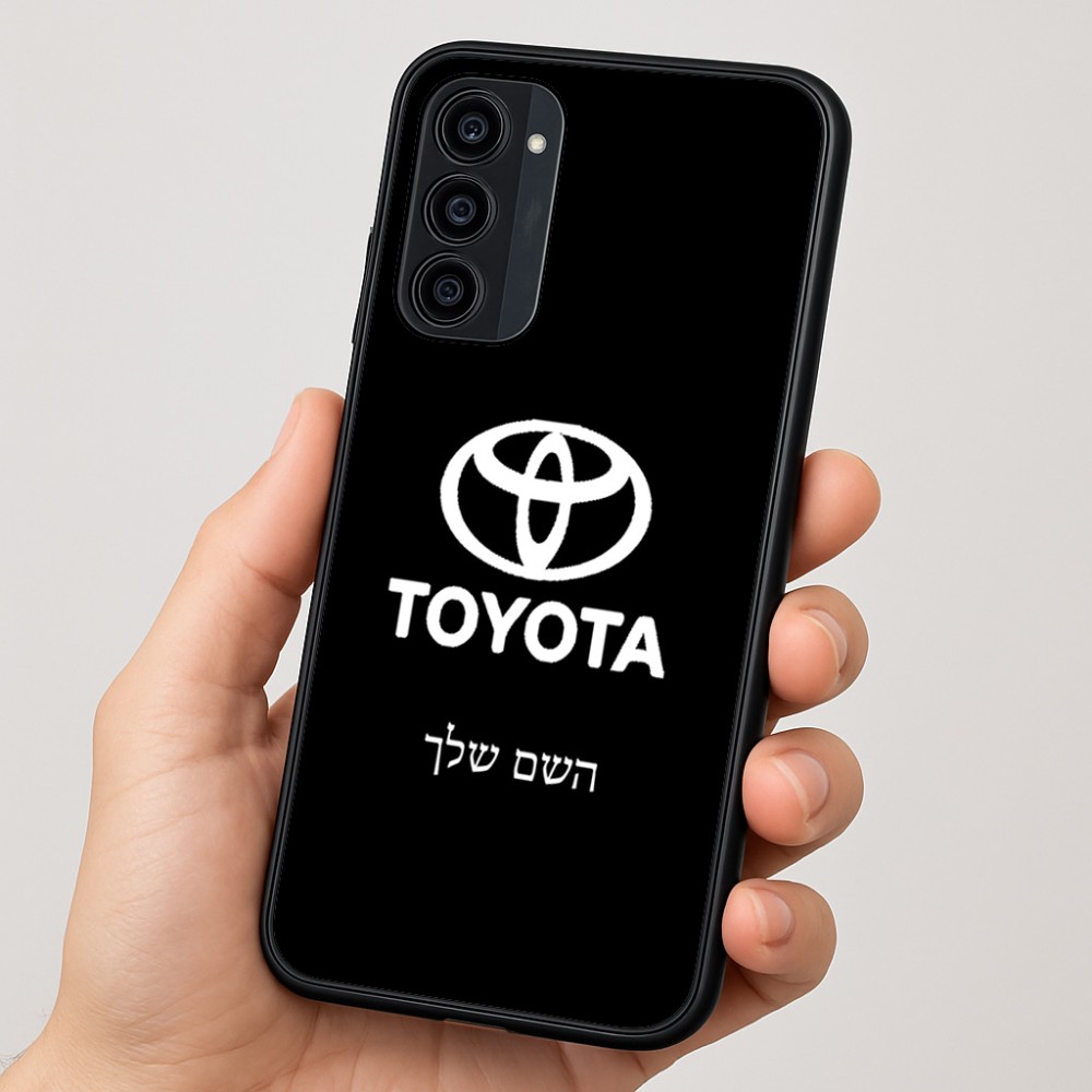 כיסוי בעיצוב אישי עם השם שלך לדגם - Motorola Moto G35 5G בעיצוב טויוטה