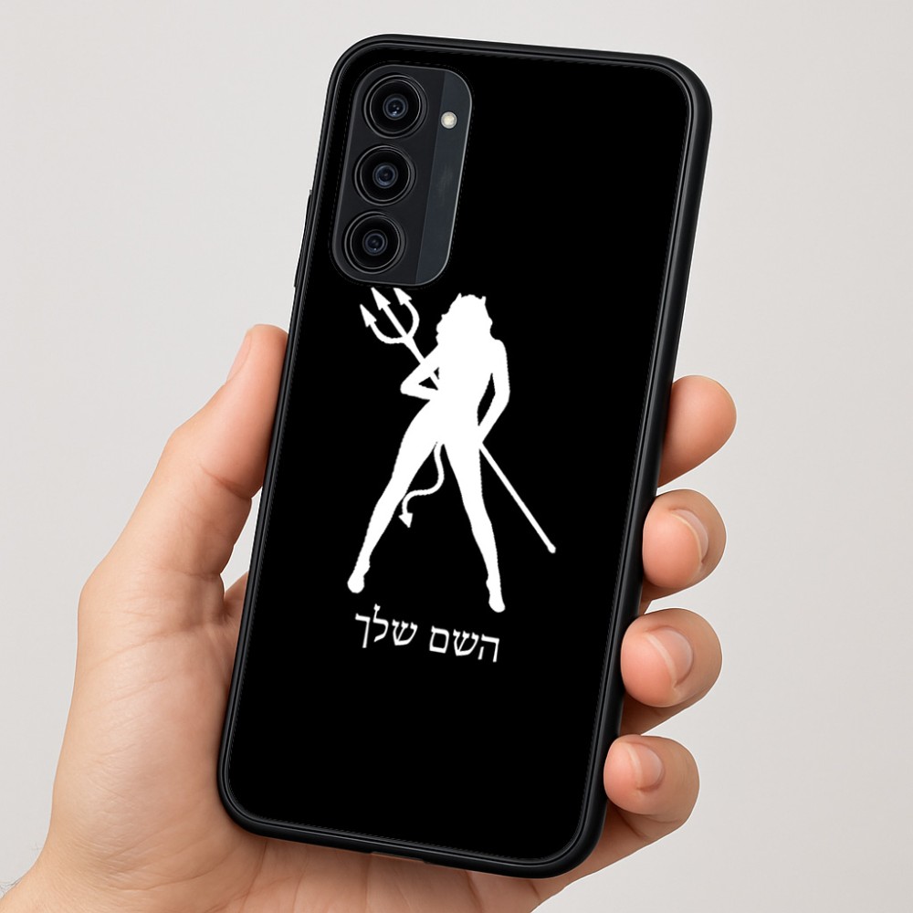 כיסוי בעיצוב אישי עם השם שלך לדגם - Motorola Moto G35 5G בעיצוב אישה שטן
