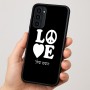 כיסוי בעיצוב אישי עם השם שלך לדגם - Motorola Moto G35 5G בעיצוב אהבה