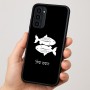 כיסוי בעיצוב אישי עם השם שלך לדגם - Motorola Moto G35 5G בעיצוב מזלות - דגים