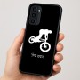 כיסוי בעיצוב אישי עם השם שלך לדגם - Motorola Moto G35 5G בעיצוב רוכב אופניים