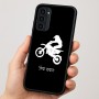כיסוי בעיצוב אישי עם השם שלך לדגם - Motorola Moto G35 5G בעיצוב מוטוקרוס
