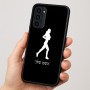 כיסוי בעיצוב אישי עם השם שלך לדגם - Motorola Moto G35 5G בעיצוב רץ רץ אישה
