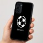 כיסוי בעיצוב אישי עם השם שלך לדגם - Motorola Moto G35 5G בעיצוב כדורגל כדור כדורגל
