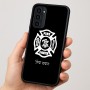 כיסוי בעיצוב אישי עם השם שלך לדגם - Motorola Moto G35 5G בעיצוב כבאי - תגית