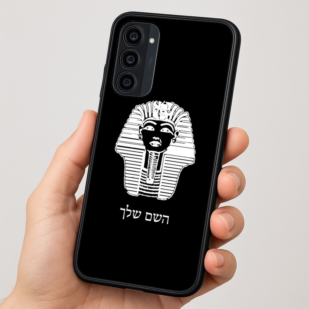 כיסוי בעיצוב אישי עם השם שלך לדגם - Motorola Moto G35 5G בעיצוב פרעה - תות ענח' אמון מצרי