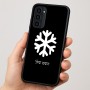 כיסוי בעיצוב אישי עם השם שלך לדגם - Motorola Moto G35 5G בעיצוב שלג