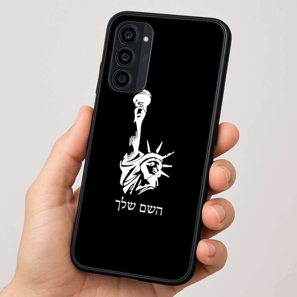 כיסוי בעיצוב אישי עם השם שלך לדגם - Motorola Moto G35 5G בעיצוב פסל החירות