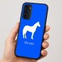 כיסוי בעיצוב אישי עם השם שלך לדגם - Motorola Moto G35 5G בעיצוב סוס