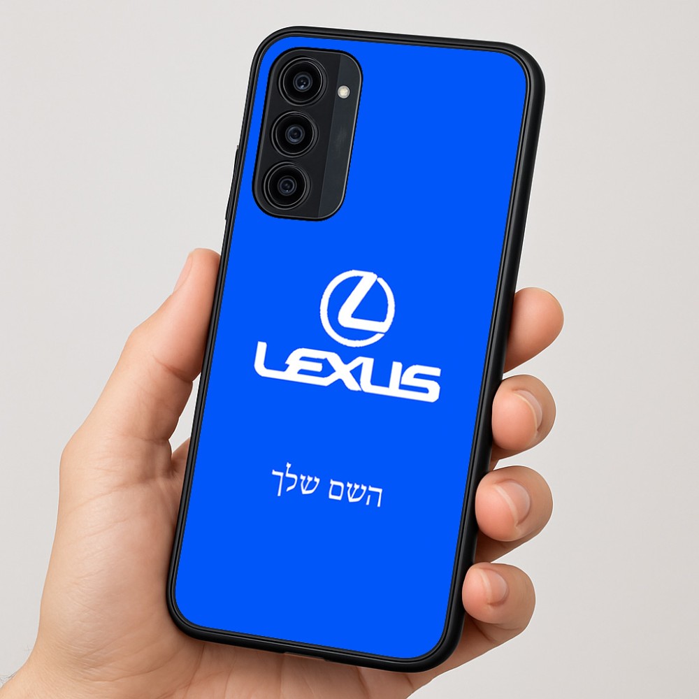 כיסוי בעיצוב אישי עם השם שלך לדגם - Motorola Moto G35 5G בעיצוב לקסוס