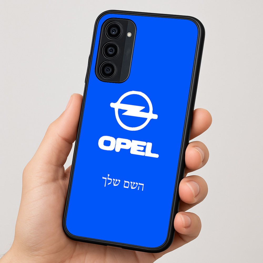 כיסוי בעיצוב אישי עם השם שלך לדגם - Motorola Moto G35 5G בעיצוב אופל