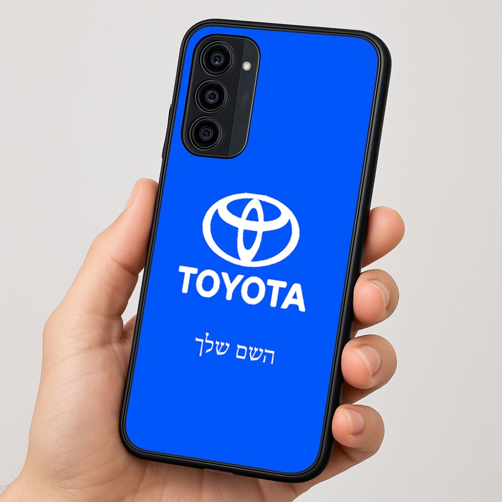 כיסוי בעיצוב אישי עם השם שלך לדגם - Motorola Moto G35 5G בעיצוב טויוטה