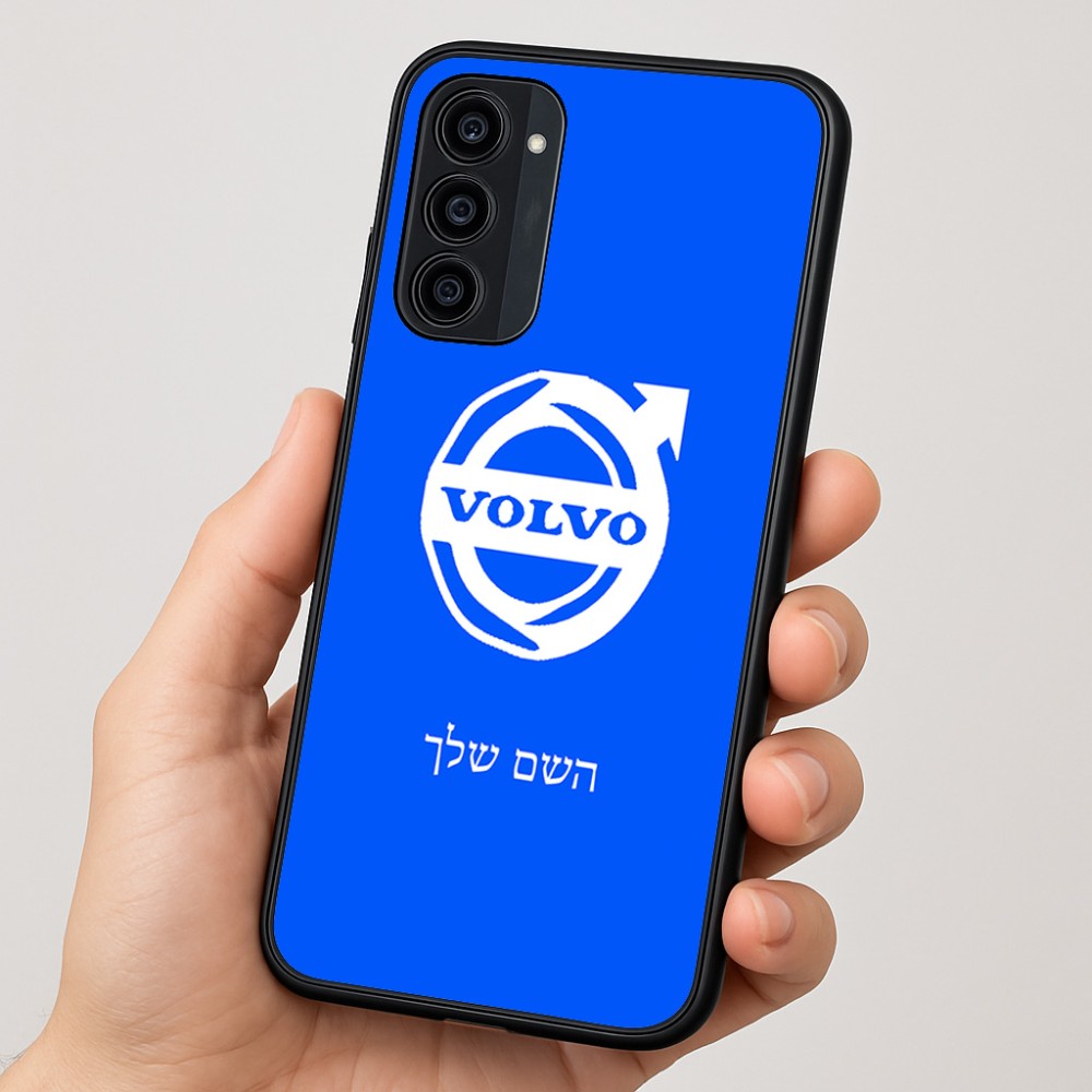 כיסוי בעיצוב אישי עם השם שלך לדגם - Motorola Moto G35 5G בעיצוב וולוו