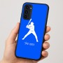 כיסוי בעיצוב אישי עם השם שלך לדגם - Motorola Moto G35 5G בעיצוב שחקן בייסבול