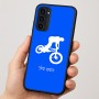 כיסוי בעיצוב אישי עם השם שלך לדגם - Motorola Moto G35 5G בעיצוב רוכב אופניים