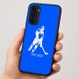 כיסוי בעיצוב אישי עם השם שלך לדגם - Motorola Moto G35 5G בעיצוב שחקן הוקי