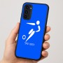 כיסוי בעיצוב אישי עם השם שלך לדגם - Motorola Moto G35 5G בעיצוב כדורגל אולימפי