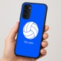 כיסוי בעיצוב אישי עם השם שלך לדגם - Motorola Moto G35 5G בעיצוב כדור כדורעף
