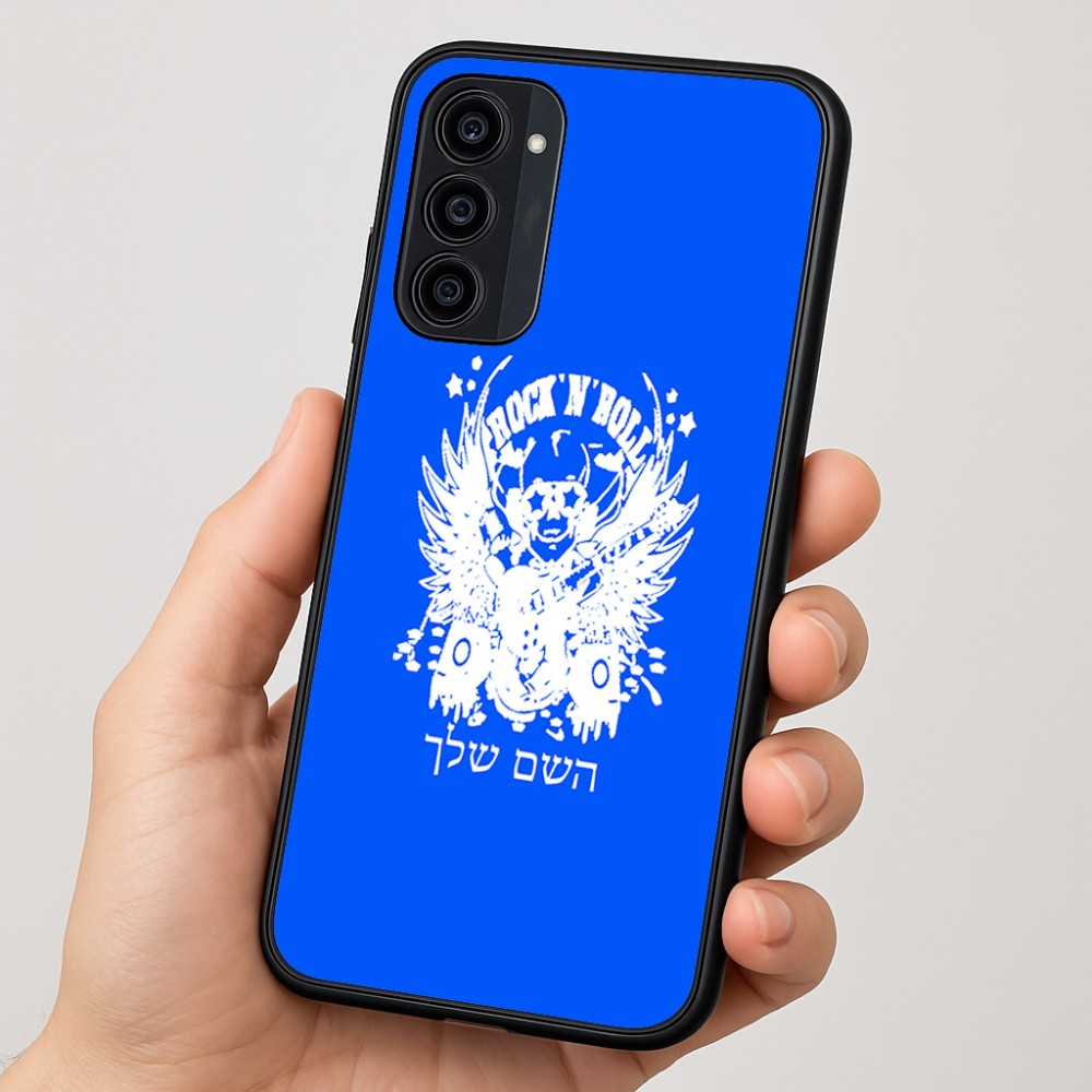 כיסוי בעיצוב אישי עם השם שלך לדגם - Motorola Moto G35 5G בעיצוב רוקנרול