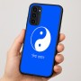 כיסוי בעיצוב אישי עם השם שלך לדגם - Motorola Moto G35 5G בעיצוב סמל יינג יאנג