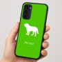 כיסוי בעיצוב אישי עם השם שלך לדגם - Motorola Moto G35 5G בעיצוב כלב