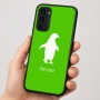 כיסוי בעיצוב אישי עם השם שלך לדגם - Motorola Moto G35 5G בעיצוב פינגווין