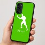 כיסוי בעיצוב אישי עם השם שלך לדגם - Motorola Moto G35 5G בעיצוב שחקן פינג פונג