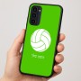 כיסוי בעיצוב אישי עם השם שלך לדגם - Motorola Moto G35 5G בעיצוב כדור כדורעף