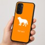 כיסוי בעיצוב אישי עם השם שלך לדגם - Motorola Moto G35 5G בעיצוב כלב