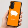 כיסוי בעיצוב אישי עם השם שלך לדגם - Motorola Moto G35 5G בעיצוב חזיר