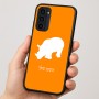 כיסוי בעיצוב אישי עם השם שלך לדגם - Motorola Moto G35 5G בעיצוב קרנף